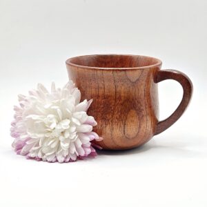 SOLID WOOD CUP with HANDLE