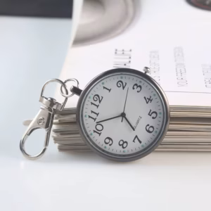 TINY CUTE QUARTZ POCKET WATCH with KEYRING